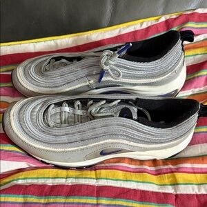 Nike Silver and Black Air Max 97 Styled Sneakers